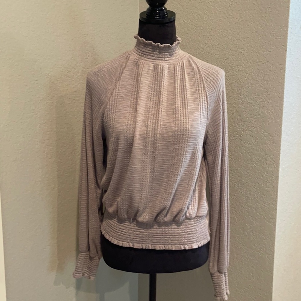 Free People Mock shirt